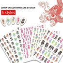Waterproof Punk Dragon Decals Nail Stickers Manicure Nail Art Accessories
