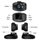 Dash Cam Hd 1080P Car Dashboard Camera With Sensor, 650Nm Lens And Inserted