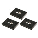 3x Professional Quick Release Plate for  FPH-52Q FPH-62Q T3 T3S Ball Head