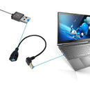 USB2.0 male to female extension cable 25CM 90 degree elbow extension line A