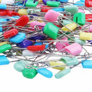 145 Pcs Plastic Locking Cloth Nappy Diaper Safety Pins Assorted Color