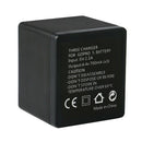 Rapid 3-Channel Battery Charger with USB Cable for Hero 5 Hero 6 Black Hero
