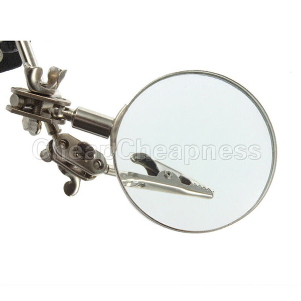 Enhanced Third Hand Soldering Iron Stand Holder Station Magnifier Tool Kit SP