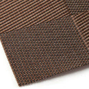 Placemat,Crossweave Woven Vinyl Non-Slip Insulation Placemat Washable Table P9I9