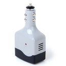 5W 500mA Car Charger Adapter DC 12V/24V to AC 100V-240V US/EU Plug Power Co V3F9