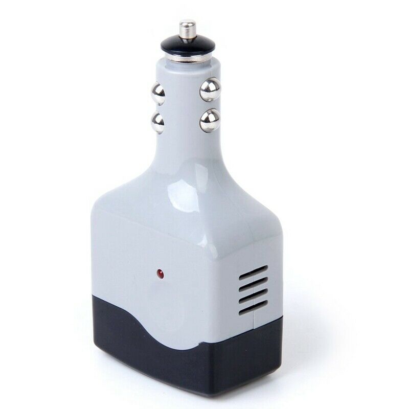 5W 500mA Car Charger Adapter DC 12V/24V to AC 100V-240V US/EU Plug Power Co V3F9