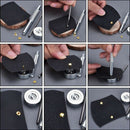 120 Sets/Pack Leather Repairing Decor Rivets Tubular Metal Single With Fixi D5V6
