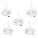 500pcs Price tags with strings Hanging Rings Jewelry Sale Display - White a