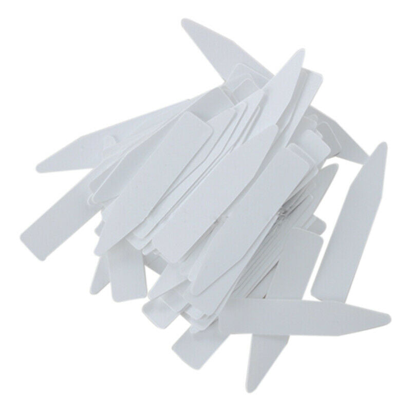 100 Pcs Reusable Pvc Plant Tag Label Tree Fruit Seedling Garden Flowerpot P