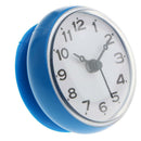Waterproof Shower Clock Suction Cup Bathroom Kitchen Wall Glass Sucker Blue