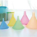 5Pcs/Set Plastic Liquid Oil Funnel Colorful Kitchen Tools 5 Variety Sizes v D5R5