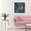 5D DIY Full Drill Diamond Painting Leaf Tiger Cross Stitch Embroidery Craft