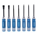 7 Pieces High Quality Screwdriver Set Screw Drivers Phillips Screwdriver Blue