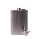 Stainless 18oz Hip Drink Liquor Whisky Alcohol Flask Screw Cap Funnel Cap