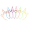 6pcs Girls animal  Hairbands Lovely Hair Hoop Princess Plastic animal Headban Gw