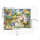 5D DIY Full Drill Diamond Painting Sunny Flower Embroidery Decor (C999) A
