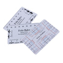 Fritz Ruler Guitar String Action Gauge String Pitch Ruler Card Luthier Tool LJ
