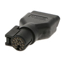 16 Pin OBD2 Male Terminal Diagnostic Connector Wiring Adapter Plug Shell Tool