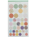 4Pcs Dot Canvas Stickers For DIY Scrapbooking Planner Cardmaking Journaling JR