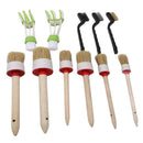 11pcs/set Car Detailing Brush Kit Boar Hair Vehicle Interior For Wheel TFL