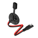 16AWG SAE Solar Power Socket Sidewall Port Weatherproof SAE Quick Connect S