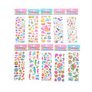 5 Sheets Cute Fishes Bubble Stickers Cartoon Scrapbooking Stickers  JR