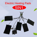 5 IN 1 USB Charged Clothes Heating Pad 5V Electric Heating Warmer PadY Hn