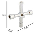 Universal Triangle Square Key Wrench Plumber Keys for Gas Electric Meter