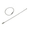100pcs Stainless Steel Screw Locking Wire Keychain Cable Key Rings Outdoor  R2B2