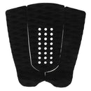 3 Piece BLACK Diamond Surfboard Traction Pad Tail Pad Deck Grip Accessories