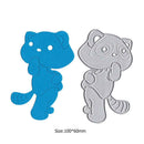 Naughty Cat Cutting Dies Stencils Scrapbook Embossing DIY Craft Album Card