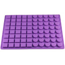 88 Holes Silicone Ice Mold DIY Creative Square Heart Shape Ice Mold Fruit I