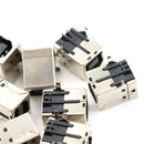 10Pcs USB Female Type-B Port 4-Pin Right Angle PCB DIP Jack Socket&lJ Gn