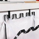 Wrought Iron Cabinet Door Clip Hanging Garbage Bag Rack Collapsible Garbage