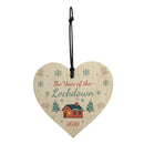 Heart Shape Wooden Crafts Christmas Hanging Ornament DIY Wooden Crafts Projects