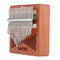 17 Keys Kalimba Mahogany Thumb Piano Mbira Keyboard Instrument Burlywood