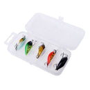 5Pcs Fishing Lures Shallow Deep Diving Swimbait Crankbait Fishing Wobblers Hard