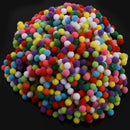 1000 Pcs 10mm Mixed Color Soft Fluffy Pom Poms Pompoms for kids Crafts U3T7