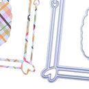 2pcs Rainbow Frame Metal Cutting Die Embossing Stencil for DIY Scrapbooking