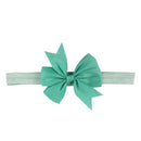 Baby Girl Elastic Bow Hair with Children Hair Band Baby Color Cute Bow Head