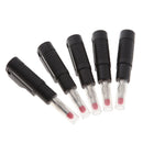 5x 4mm Male Retractable Sheath Banana Plug Solder Connector Black