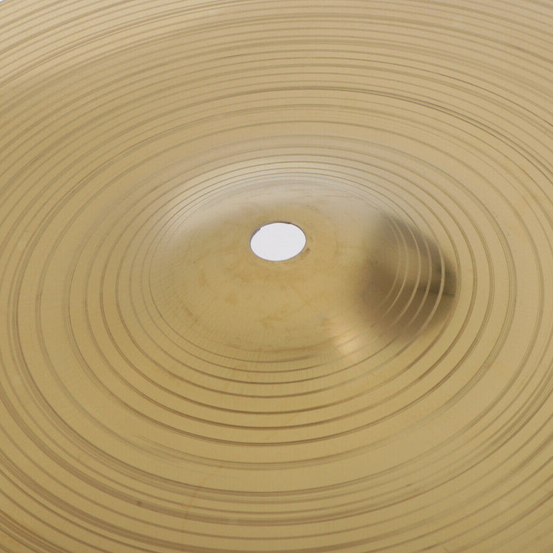 Professional Alloy Drum Cymbal Splash 12 Inch Golden Percussion Instrument