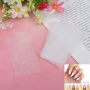 10Pcs Nail Art Non-woven Silk Gel Tips Extension Fiber Glass Form Plj