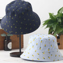 Hat Ms. Pineapple Cloth Cap Foldable Double-Sided Fisherman Hat Korean Cute