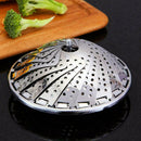 Multi-function Stainless Steel Steamer Foldable Basket Basket X6N5