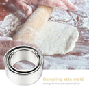 3pcs Stainless Steel Dumpling Cutting Wrapper Mold Kitchen Dough Maker (A) A
