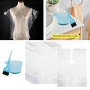 50x Hairdressing Capes Barber Shop Hair Styling Dyeing Apron w/ Salon Brush Bowl
