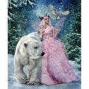 5D DIY Full Drill Diamond Painting Beauty Beasts Cross Stitch Embroidery