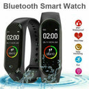 Black Smart Bracelet Band OLED Fitness Tracker Watch Wristband Waterproof 50M