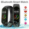 Black Smart Bracelet Band OLED Fitness Tracker Watch Wristband Waterproof 50M